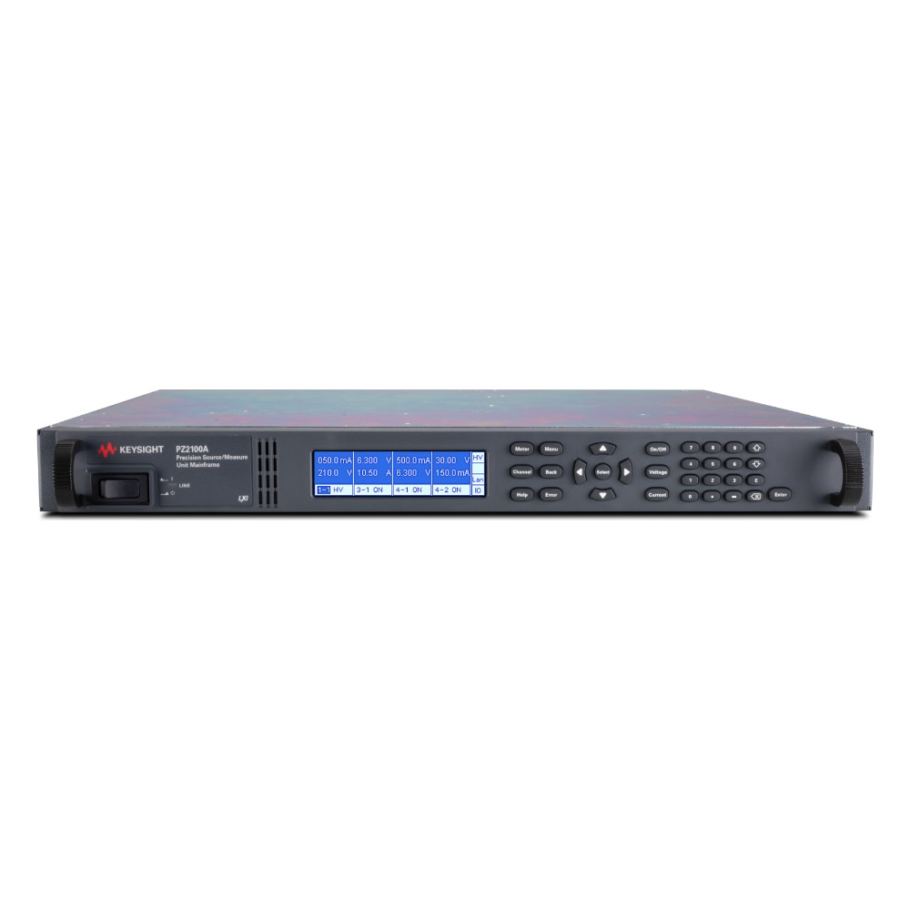 키사이트 PZ2100A 모듈형 정밀 SMU 메인프레임 (4슬롯, 1U)